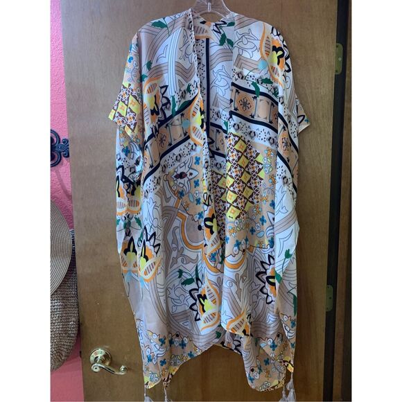 Multi Color Kimono #summer #yellow #mothers day - Picture 1 of 7